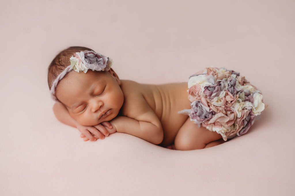 Newborn Baby Girl Session in Asheville, NC.